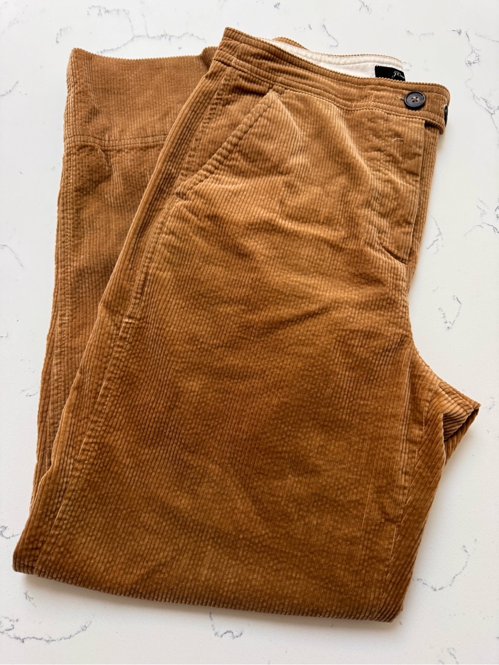 J. Crew Woman’s Corduroy Pants in Camel Brown